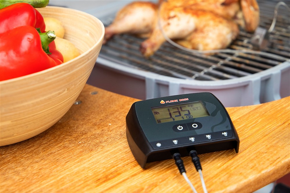 Digital Frying Thermometer Wireless Grill Thermometer BBQ Meat Thermometer  & 4-S