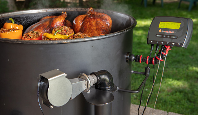 Flame Boss 400-WiFi Kamado Smoker Controller Kit - Flame Boss