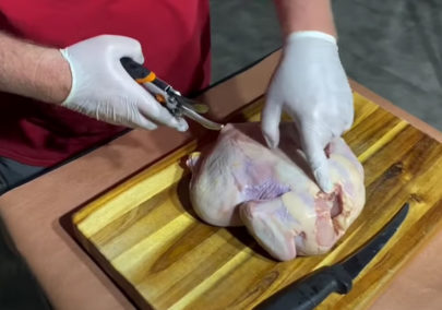 Spatchcock Chicken Preparation