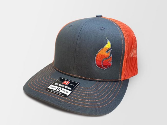 Orange Flame Hat