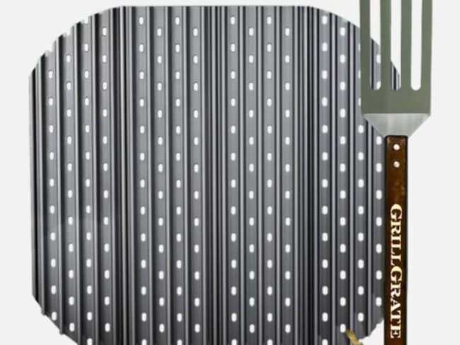 Stainless Steel GrillGrate Valley Brush - Indigo Pool Patio BBQ